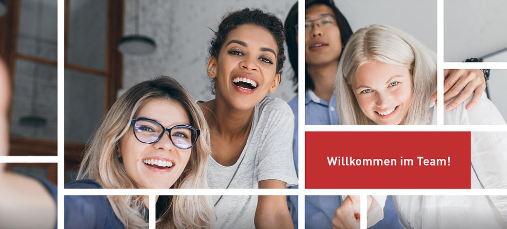 Fotos von jungen Bewerbern f&uuml;r eine Stellenausschreibung bei aeGmbH